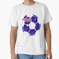 Australia Soccer Ball Flag Jersey Australian Football Fan by EIMgraphic