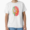 Portugal Flag Fingerprint - It's in my DNA Portuguese by PartyShirts1