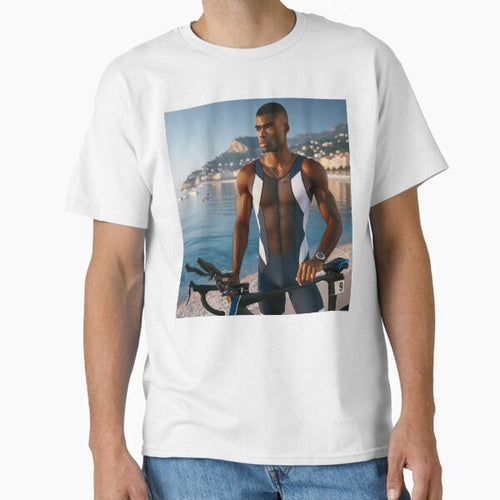 "Calm Before the Tri" Classic T-Shirt Hoodie, Sweatshirt | PureTeeCo.com (Image 2)