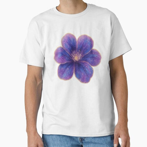 "The Violet Code – Intuition in Bloom" Classic T-Shirt Hoodie, Sweatshirt | PureTeeCo.com (Image 2)