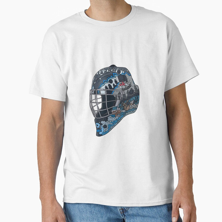 Amanda Leveille Goalie Mask Classic T Shirt Hoodie, Sweatshirt | PureTeeCo.com