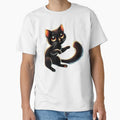 A Playful Kitten with Eyes Full of Wonder Classic T-Shirt Hoodie, Sweatshirt | PureTeeCo.com