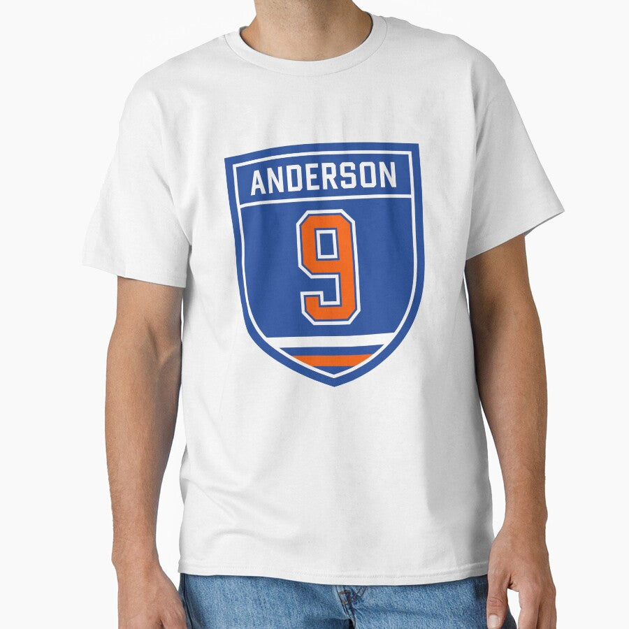 Anderson #9 emblem Classic T-Shirt Hoodie, Sweatshirt | PureTeeCo.com