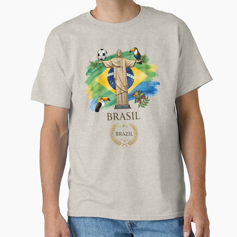 Brasil Spirit - Christ the Redeemer Soccer Heritage Design by SupernovaNote