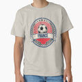 France Vintage Soccer Crest — Retro French Football Badge Fan Emblem by icemanphotos