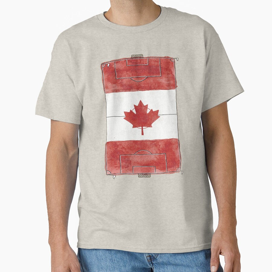 Vintage Canada Soccer Field Flag. vintage. by EunsooLee