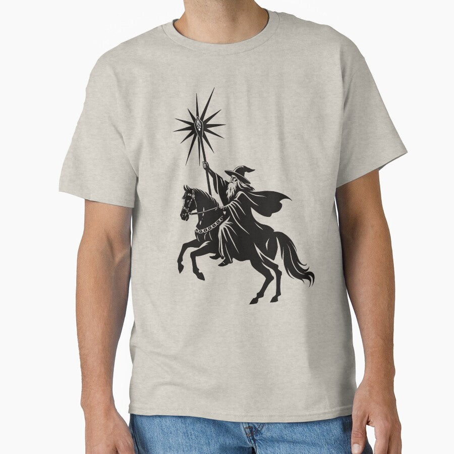 Gandalf the White, in Black. by HauntingAppeal