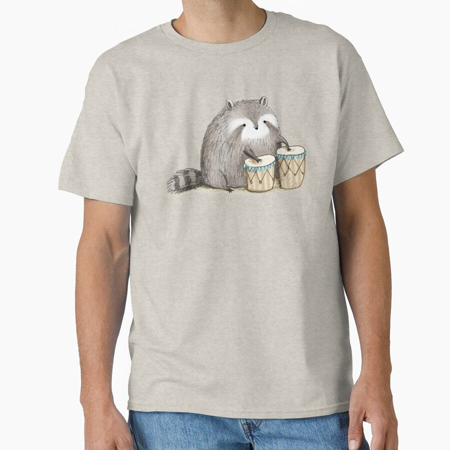 Raccoon on Bongos by SophieCorrigan