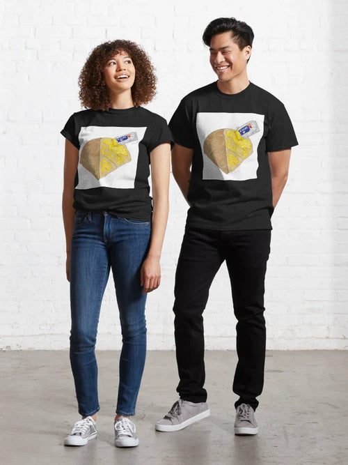 "Butter Crepes: Simply the Best" Classic T-Shirt Hoodie, Sweatshirt | PureTeeCo.com (Image 1)