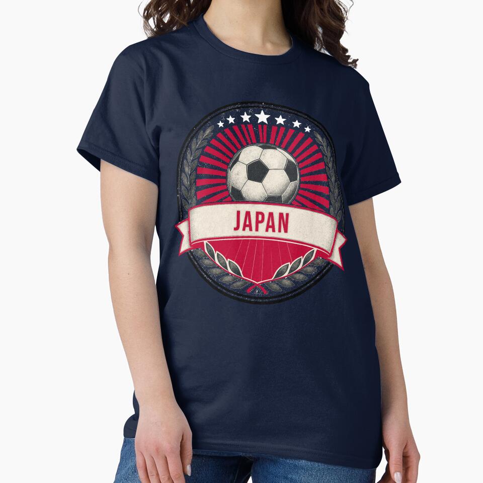 Japan Vintage Soccer Crest — Retro Japanese Football Badge Fan Emblem by icemanphotos