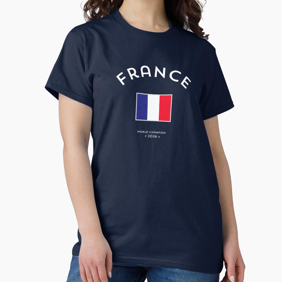 France World Champion 2026 Football French Flag by Pablo70 Store