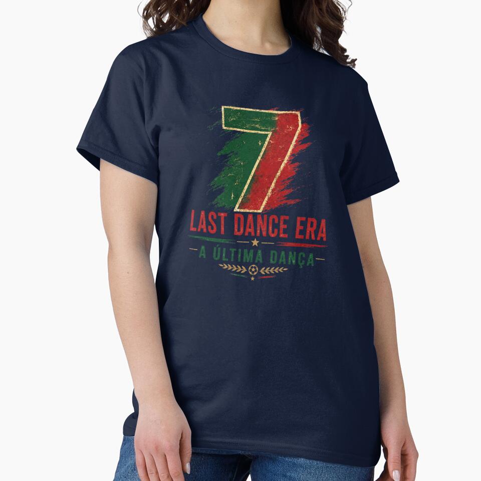 Portugal Football Fan Vintage Number 7 Retro Sports Design | Last Dance Era by Arthaven10 ⭐⭐⭐⭐⭐