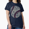 Baseball, Softball, Tyopgraphic, Terminology Classic T-Shirt Hoodie, Sweatshirt | PureTeeCo.com