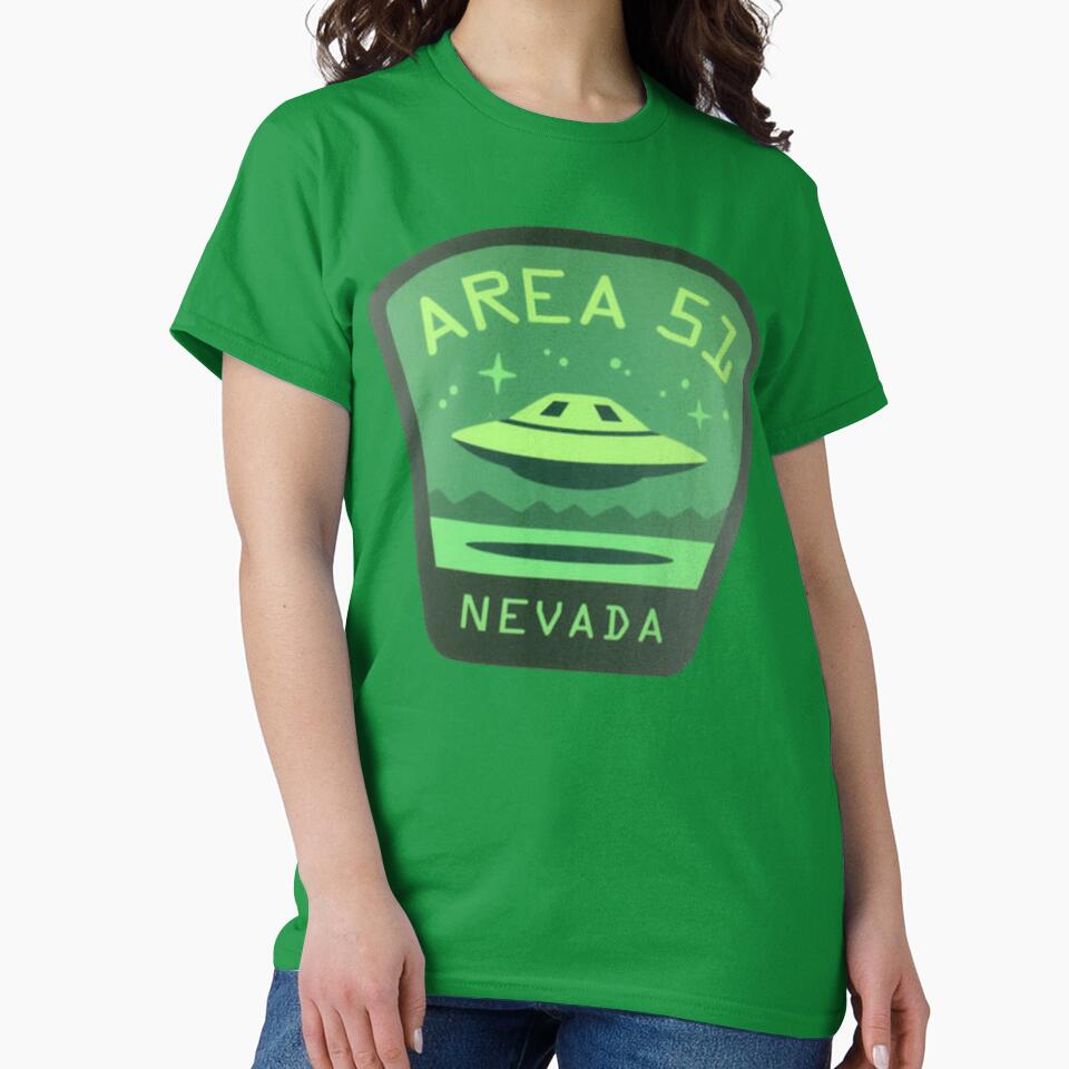 Area 51 Nevada UFO Travel Logo by EremitaOfficial