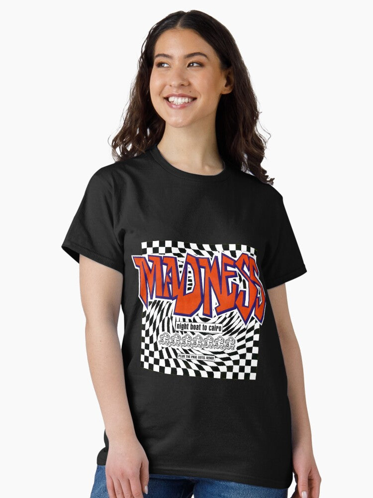 Madness British Ska 2 tone band "Night boat to cairo" cover Classic T-Shirt Hoodie, Sweatshirt | PureTeeCo.com (Image 2)
