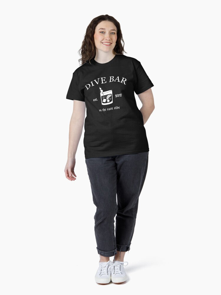 Dive Bar (on the east side) Classic T-Shirt Hoodie, Sweatshirt | PureTeeCo.com (Image 4)