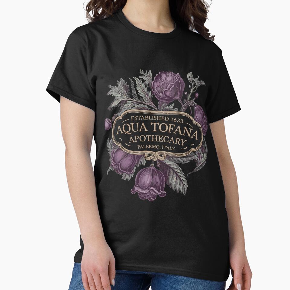Funny Feminist Aqua Tofana Apothecary Vintage Women by OWL-studio