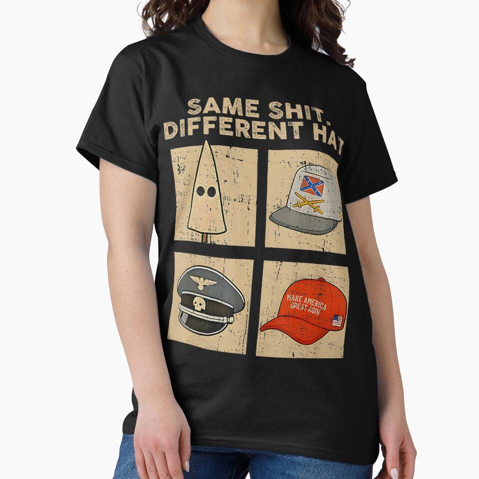 Same Shit Different Hat Retro Vintage Funny Jokes Men Women by Miwy
