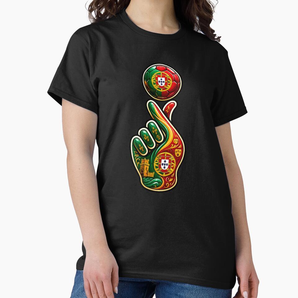 Portugal Soccer Fan Design | Portuguese Football Gift | Portugal Supporter Art | Football Lover Shirt | Soccer Player Gift | World Cup Inspired Graphic by thesmilngnature
