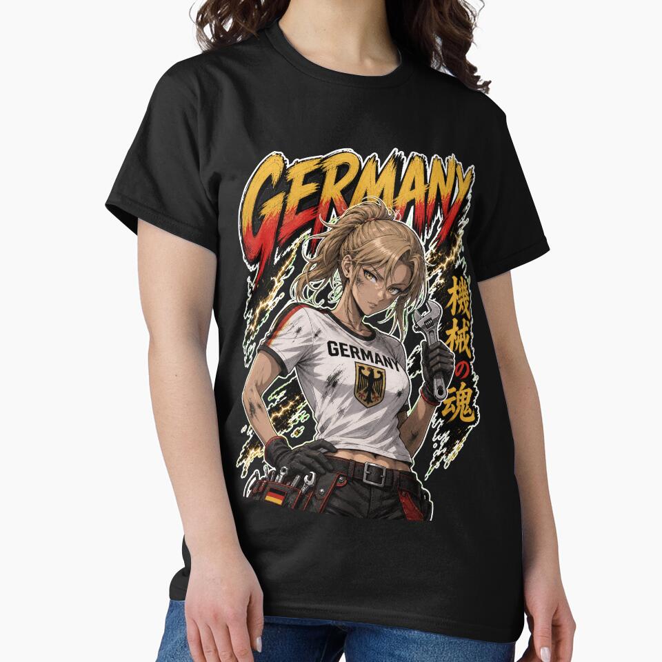 German Blitz Waifu: Anime Soccer Mechanic by Senpai Syndicate