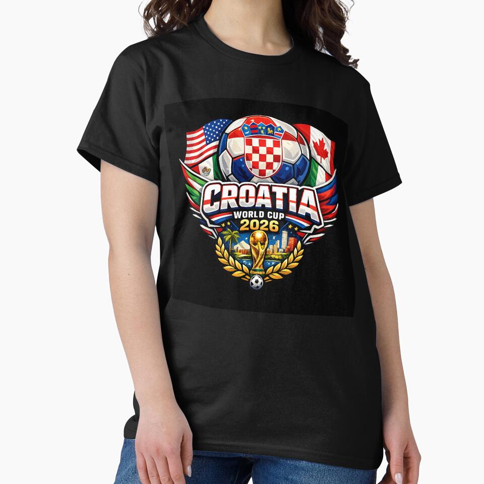 Croatia 2026 Football Supporter Vintage Checkered Pride Design by wmtaylor6