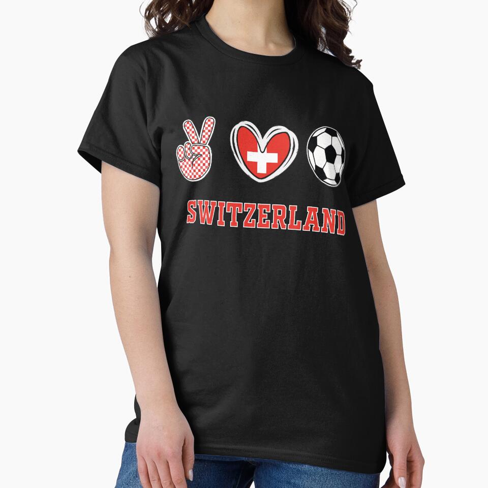 Switzerland-Inspired Graphic Tee for Everyday Style by Colorful Designs