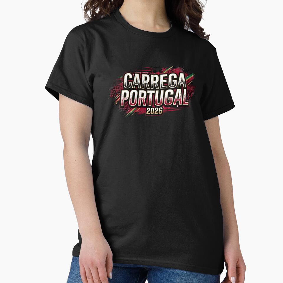 Carrega Portugal 2026 Shirt | Portugal Football Fan Tee | Portuguese Soccer Supporter Design by rebuZZ-Apparels-The Minimalistic Buzz