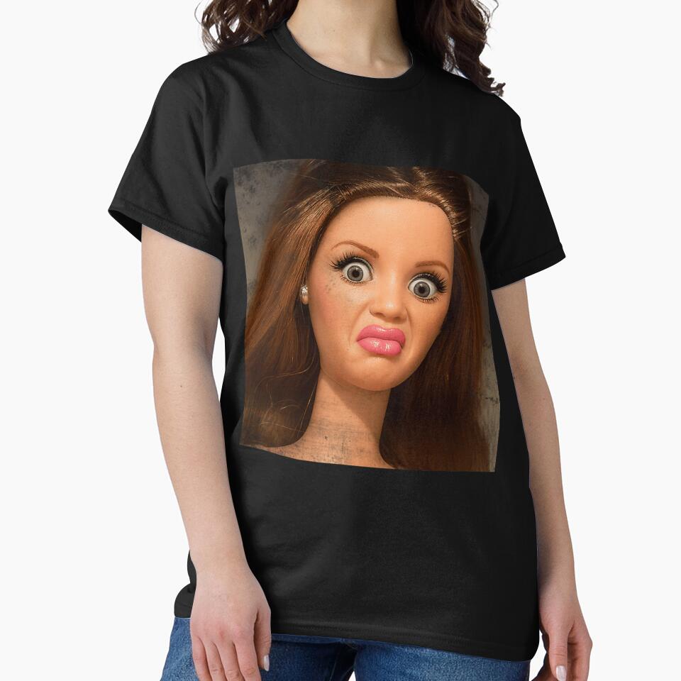 Disgusted Doll Meme Face  Funny Retro Doll Reaction by Nice Wheels