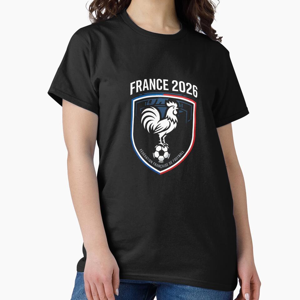 France 2026 — Vintage Soccer Tee Classic T-Shirt by DArtfulStudio