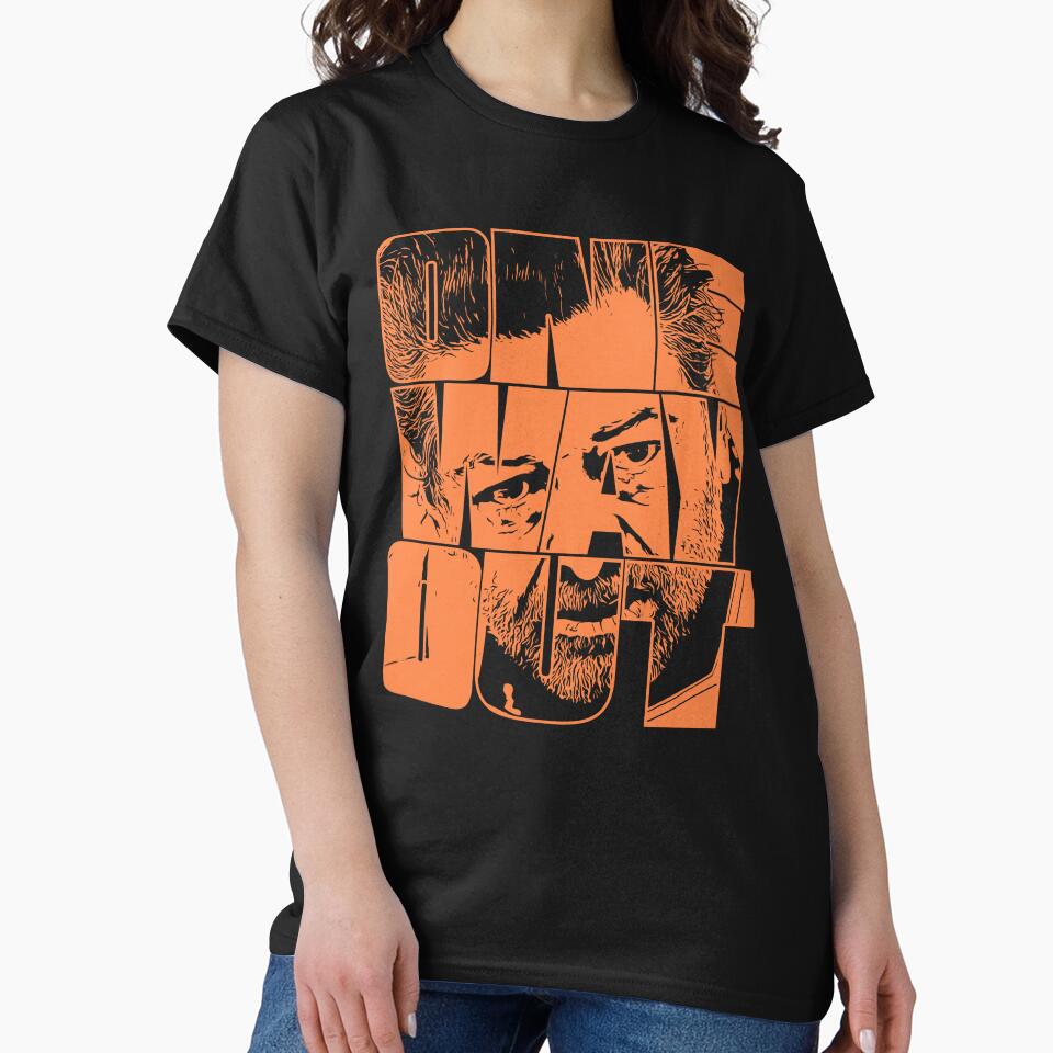 One Way Out - Kino Loy Andy Serkis TV show Quote - Orange Outline version by More-dan-Prints