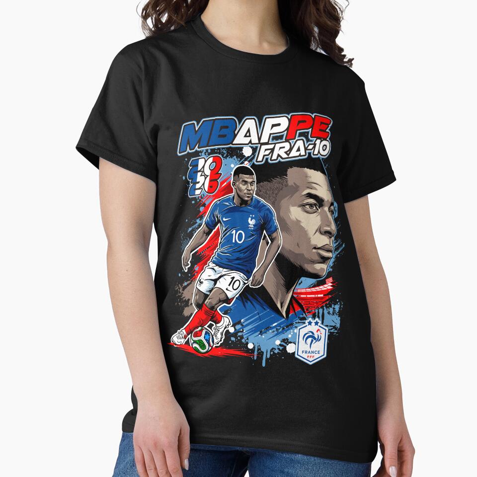 Mbappé Speed and Glory – France's Football Superstar by JoisDraw