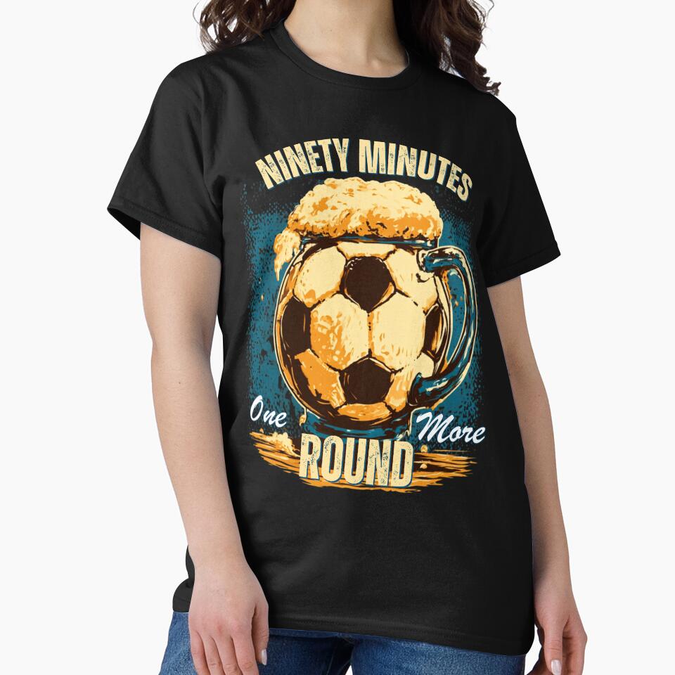 Ninety Minutes One More Round Soccer Beer by Majnon8bp