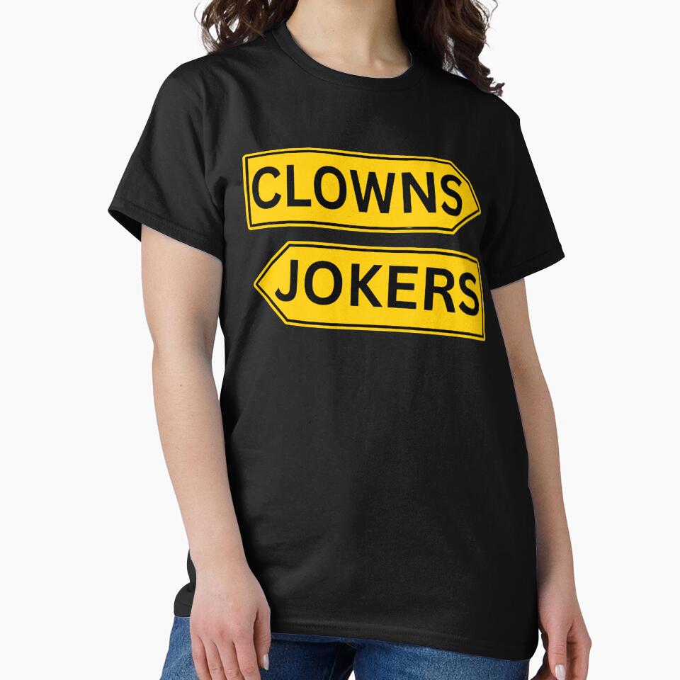 Clowns and Jokers Road Signs Sarcastic Direction by erozzz