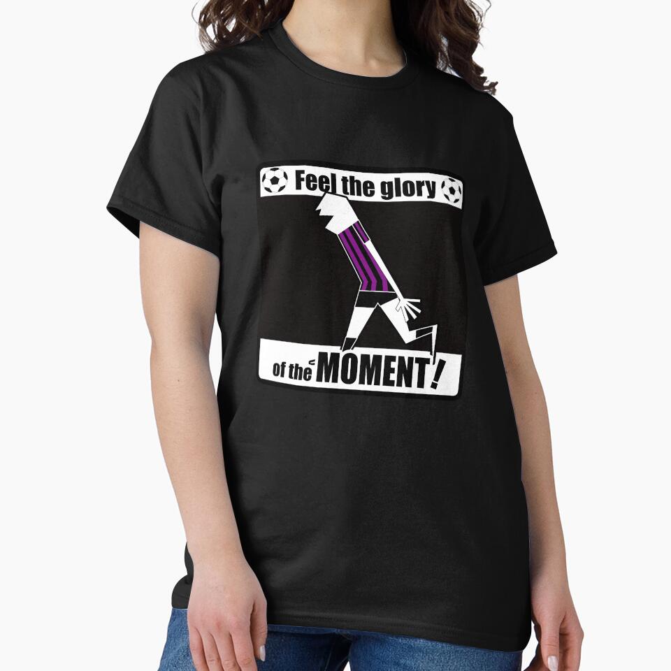Goal Celebration Soccer Player — Victory Silhouette Art(WHITE) by R-T-Gracie