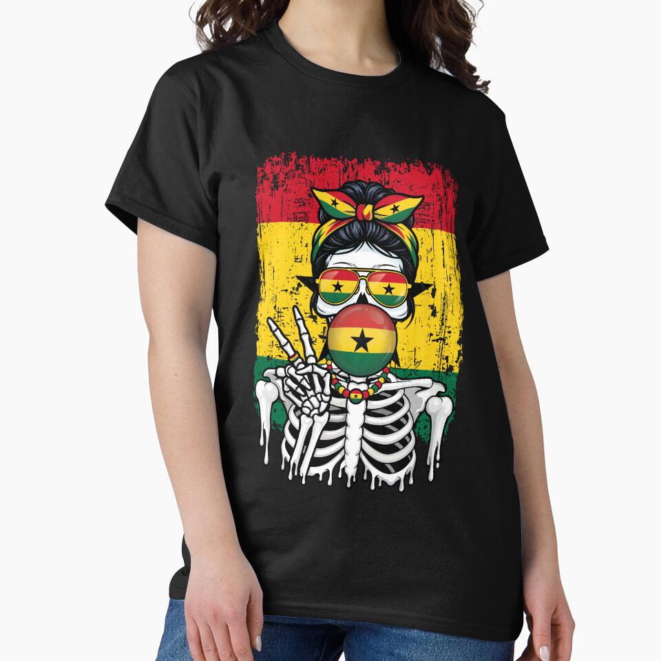 Ghana-Inspired Graphic Tee for Everyday Style by Colorful Designs