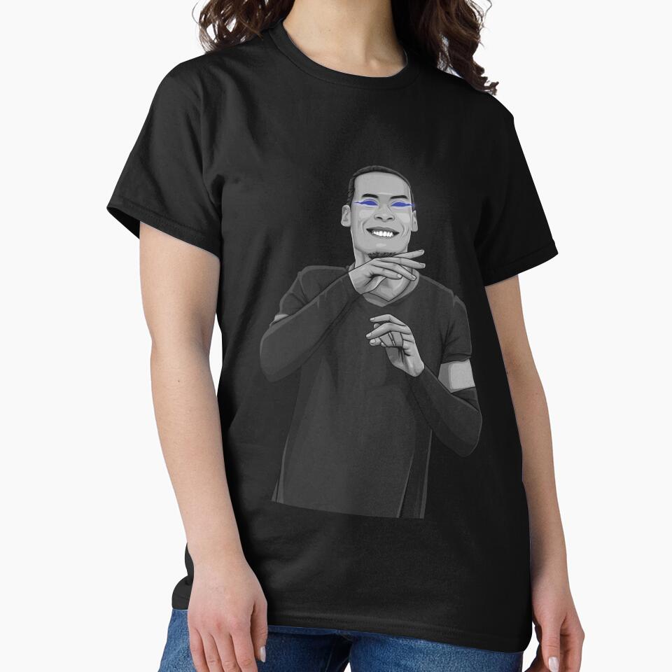 Virgil Van Dijk Black and White Version. by Aldduardo