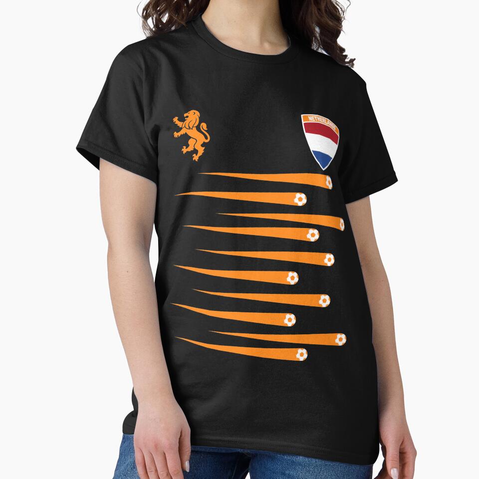 Netherlands soccer ball football design Nederland Flag by OgeesWorld