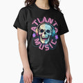 Atlanta Music Skull Design Classic T Shirt Hoodie, Sweatshirt | PureTeeCo.com