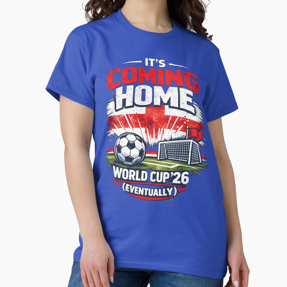 It’s Coming Home (Eventually) – World Cup ’26 England Football Design by WhisperFrame