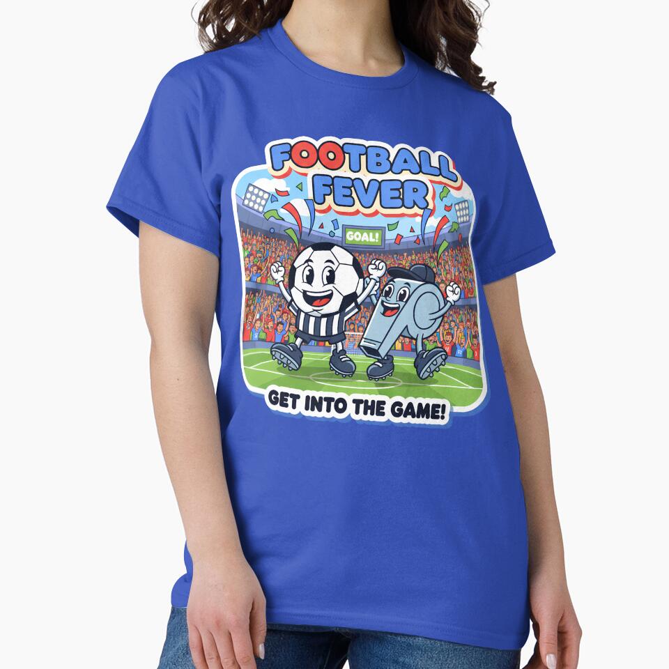 Football Fever - Get Into The Game Cute Soccer Cartoon by M.Store