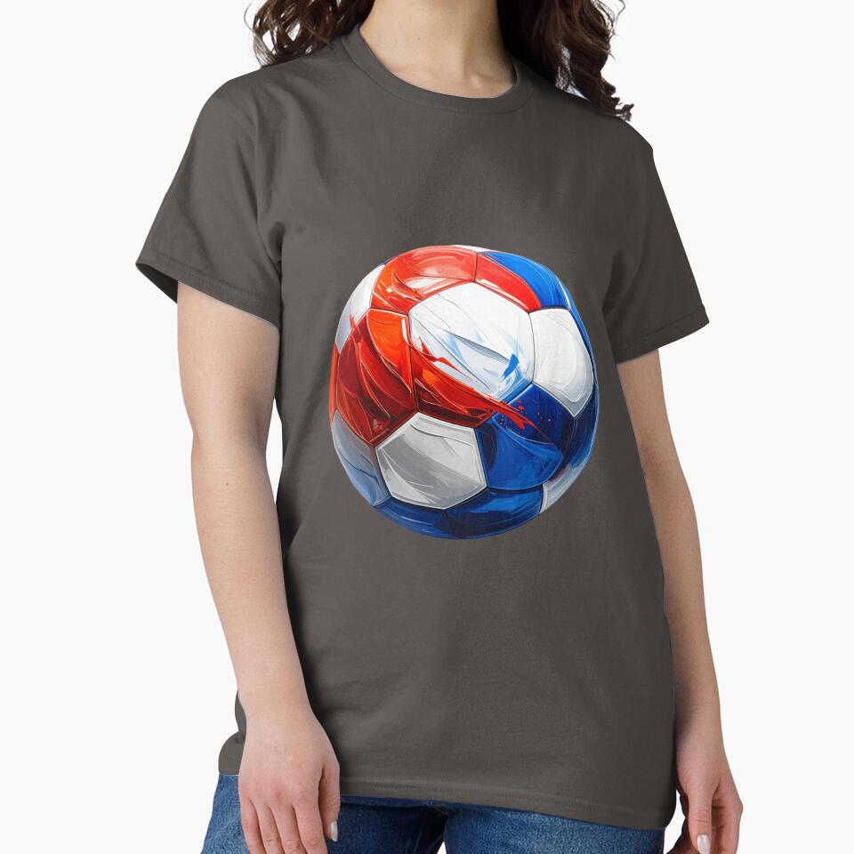 Football in red, white, and blue for Holland by LiskoDesign