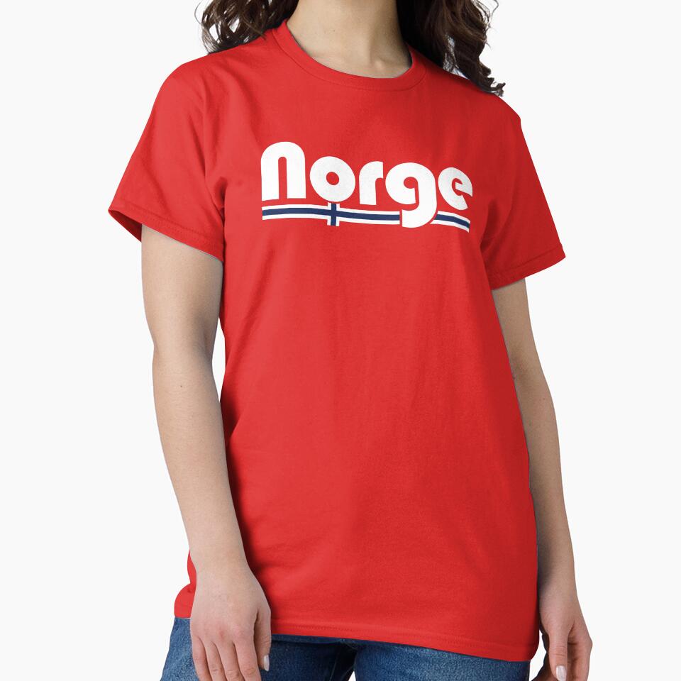 Norway Norge Fan Retro Vintage Flag by littlemiscat