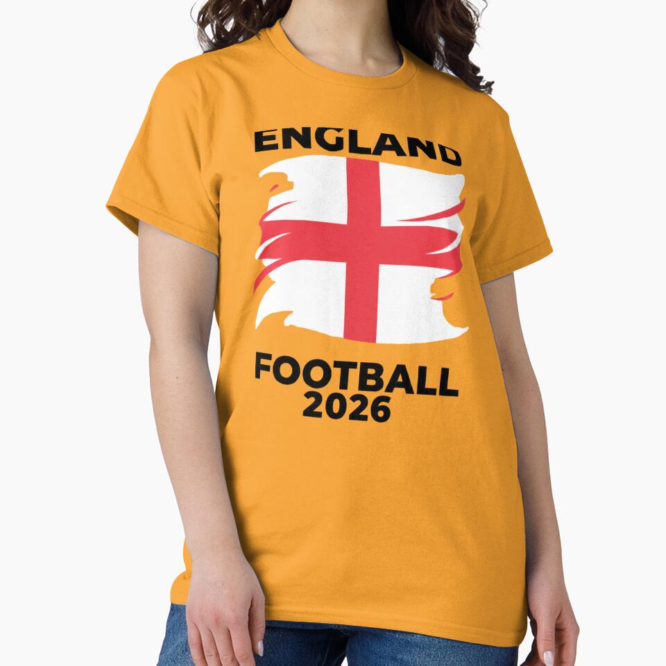 ENGLAND Football Pride 2026 – St George Cross Abstract Art. by printeGear