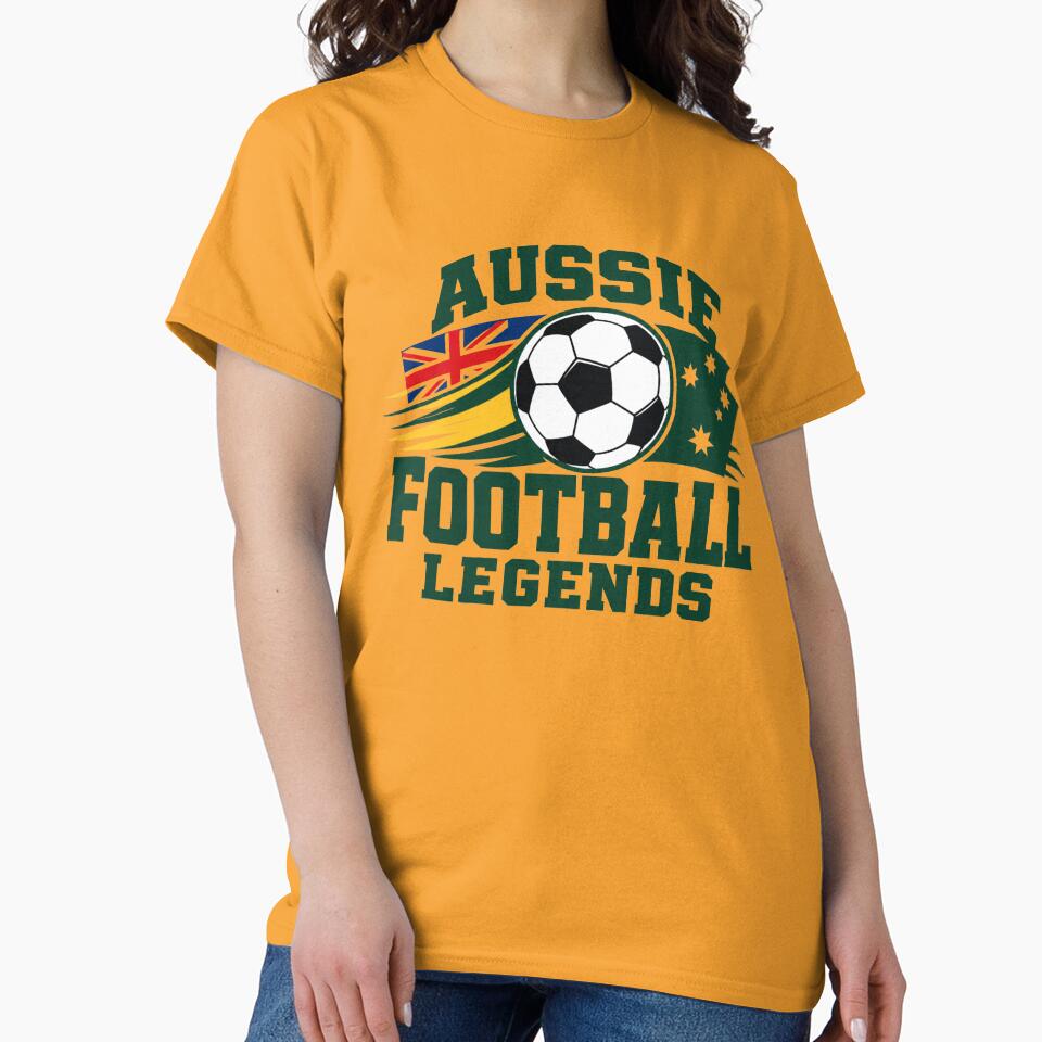 Aussie Football Legends, Australian Soccer Fan Design by Cadsdiva