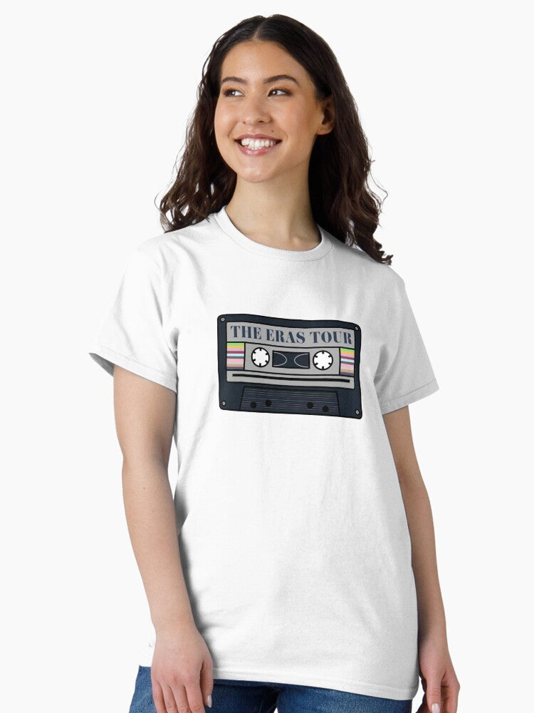 Eras Tour Cassette Classic T-Shirt Hoodie, Sweatshirt | PureTeeCo.com (Image 2)