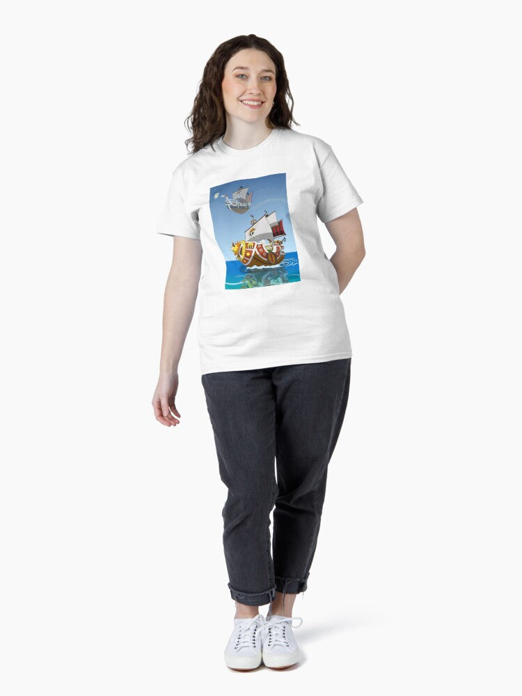 The Sunny and the Merry Classic T-Shirt Hoodie, Sweatshirt | PureTeeCo.com (Image 4)