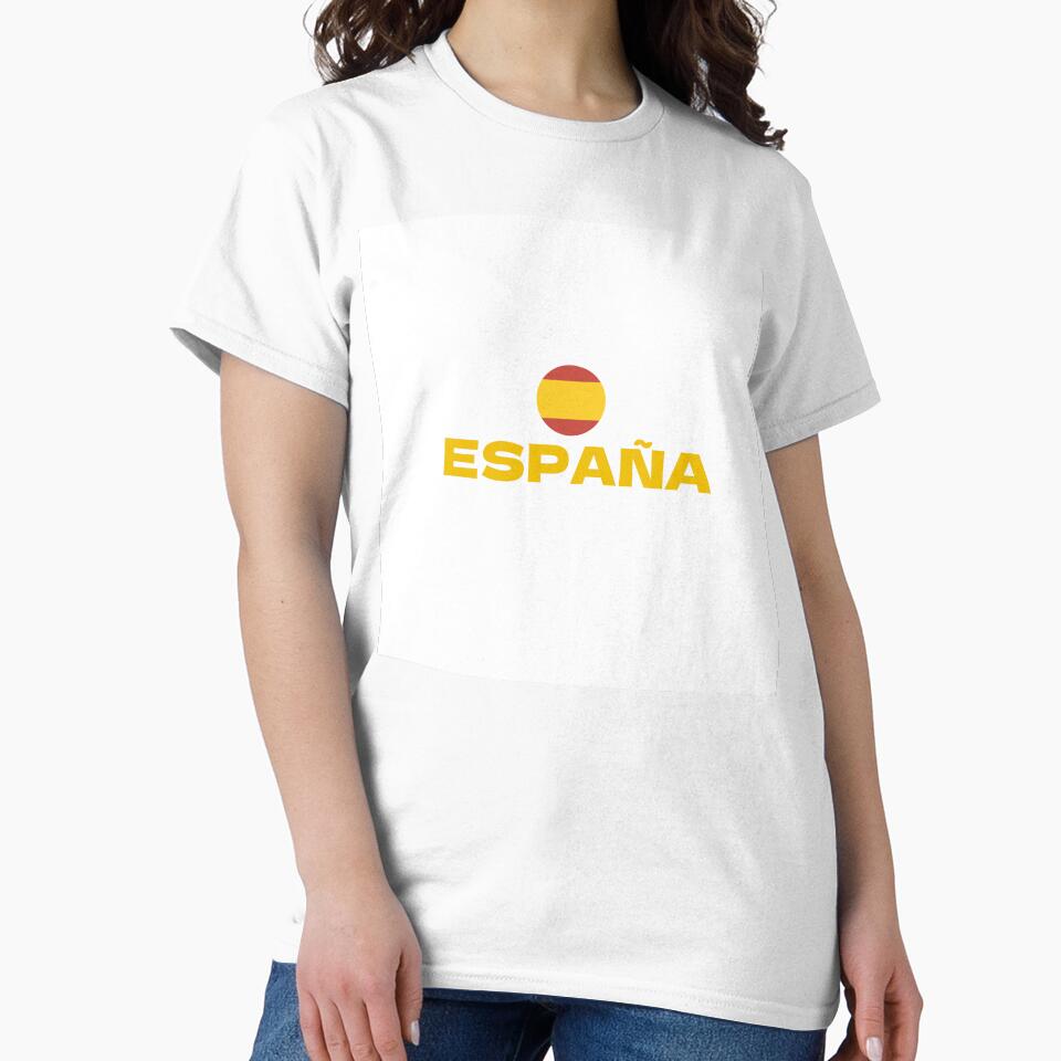 ESPAÑA – Spanish Flag Fan Tee | Uncle Jichuan by Uncle-Jichuan