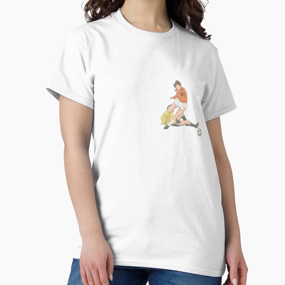 Faceless Johan Cruyff 1974 - Netherlands Minimalist Football Art by BelchiorCanizo