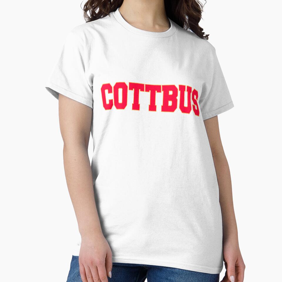 Cottbus lettering red yellow by Ecmoprints