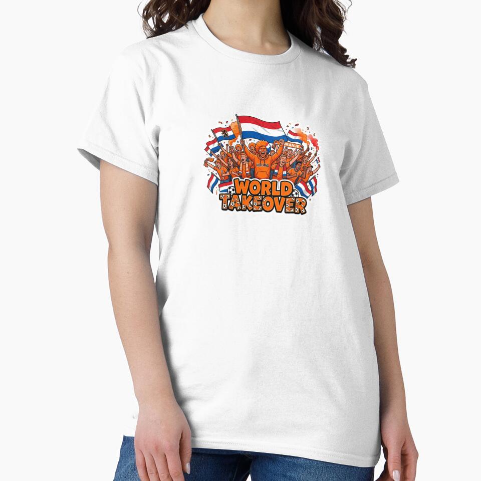 Netherlands Soccer Fans Orange Power Sticker 2026 Football Supporters by Imaginarium of Chaos falcon88